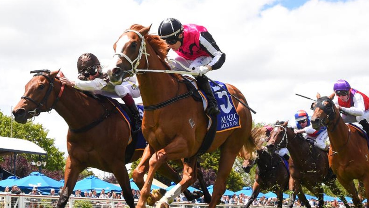 Ballarat debut winner Cusack is one of the runners requiring a re-examination on Friday. Picture : Racing Photos via Getty Images.