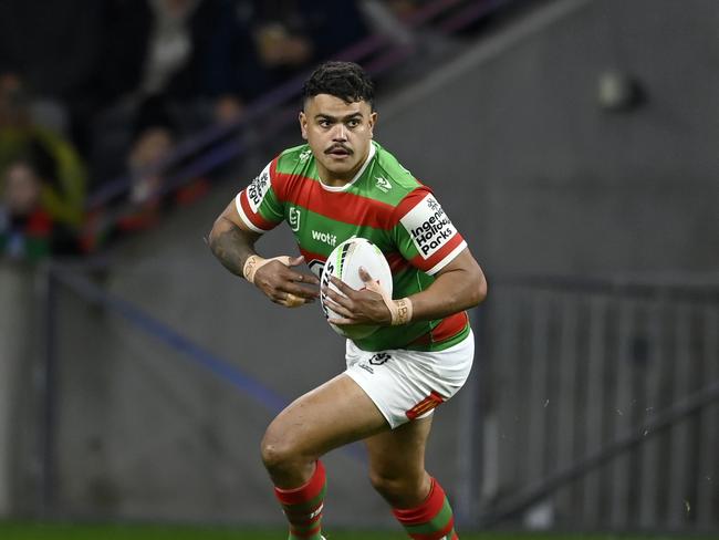 Latrell Mitchell starred as the Rabbitohs cruised past Parramatta. Picture: NRL Imagery