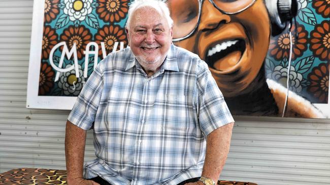 Bluesfest director Peter Noble in his office at Tyagarah. Photo by Natalie Grono