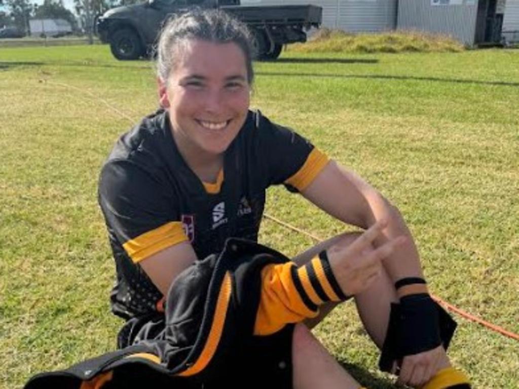 Halfback Sarah Field was named the Rocky Rustlers' women's Players Player at the 47th Battalion in Kingaroy.