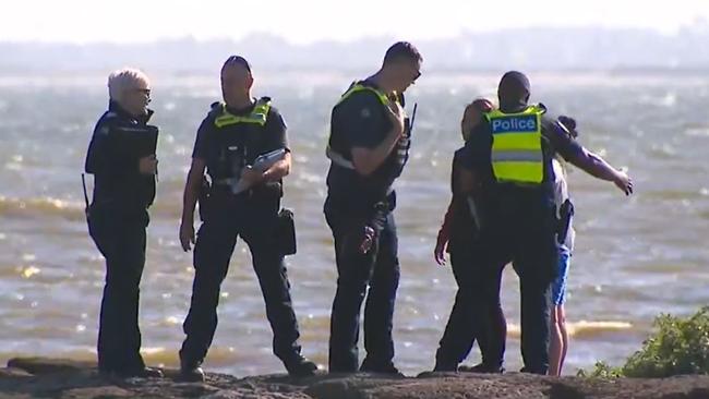 A snorkeller has died after he was reported missing off Altona Beach. Picture: Channel 9