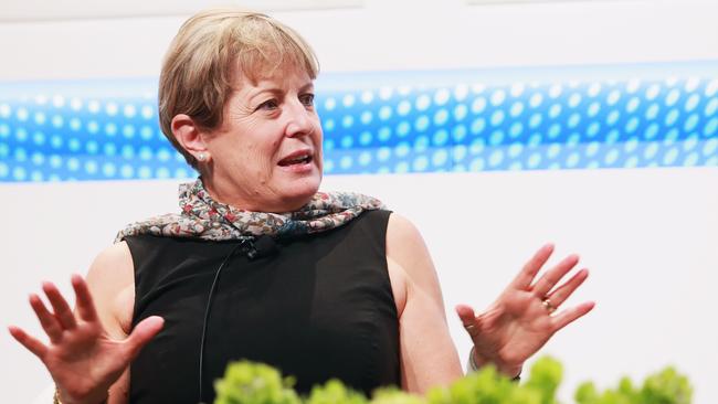 Julieanne Alroe at Future SEQ Luncheon in Brisbane. Picture: AAP/Claudia Baxter