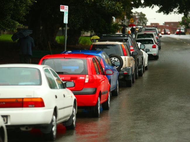 general shots of parking in North Sydney LGA.