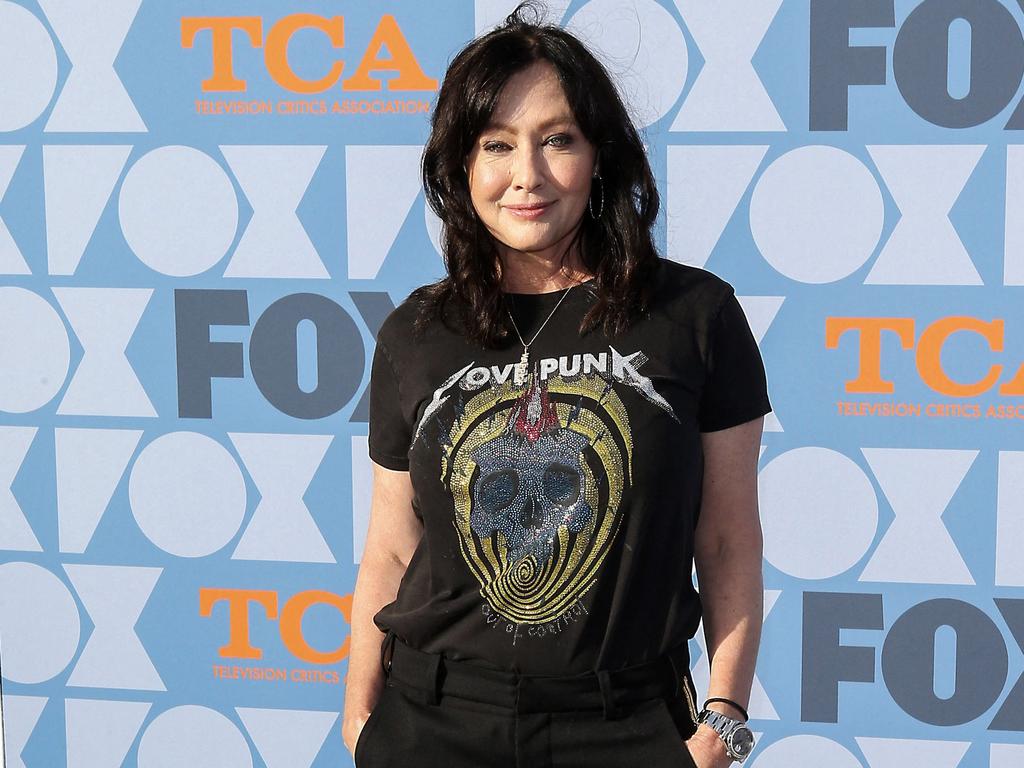 Shannen Doherty “felt so betrayed” by her husband that she divorced him from her deathbed. Picture: AFP