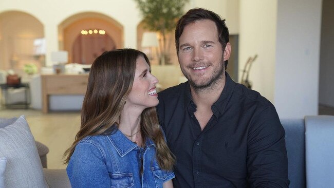Chris Pratt was slammed over the caption posted alongside this photo that thanked his second wife for giving him a ‘healthy daughter’. Picture: Instagram/ChrisPratt