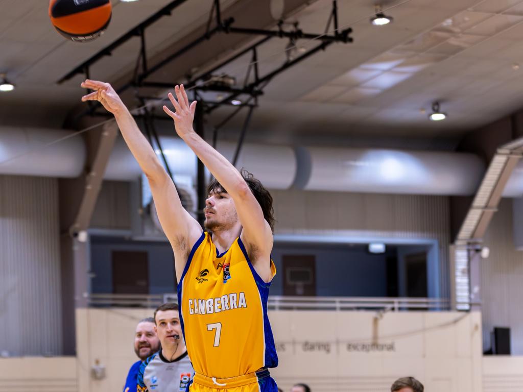 Lachlan Smith of the Canberra Gunners. Picture: Greg Francis/@DiscoveryOne_Photography