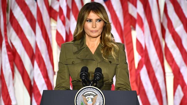 US First Lady Melania Trump Melania has already asked what taxpayer funds she gets when she returns to civilian life. Picture: AFP