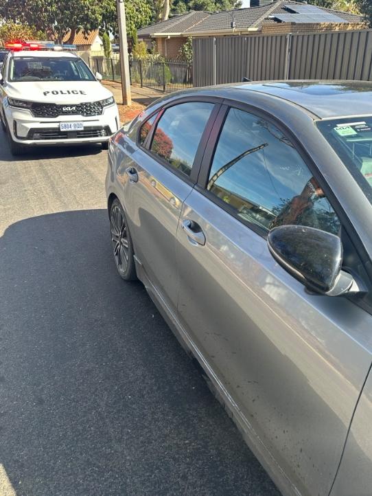 Shots have been fired after a high speed police chase in the Eyre Peninsula and Mid-North in a stolen car ended in the Northern Suburbs. Picture: SA Police,