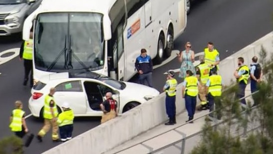 school bus with students rolls