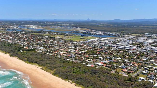 The Bokarina/Warana area at Kawana on the Sunshine Coast