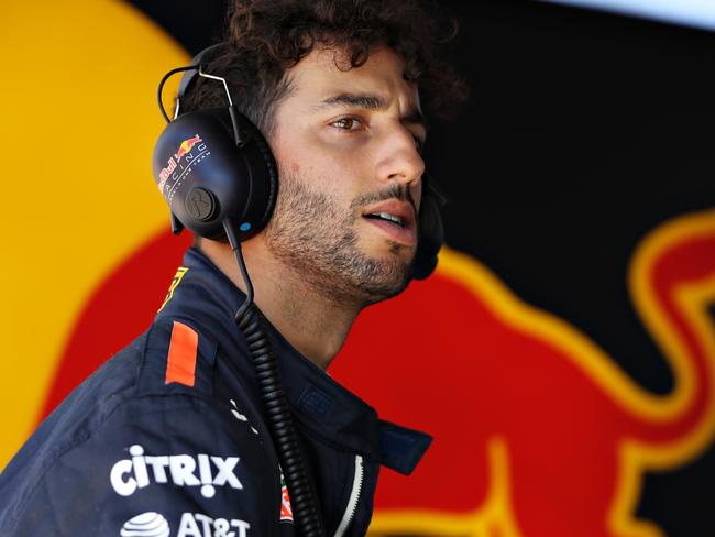 Daniel Ricciardo isn’t a happy dude today.