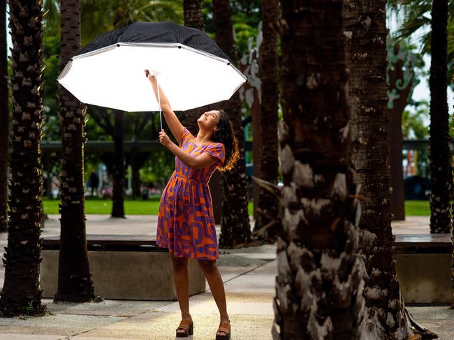 Aneeta Bhole is preparing for a wet NYE at Darwin's Waterfront. Picture: Che Chorley