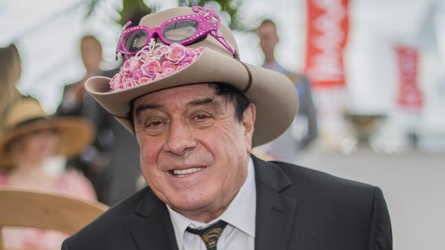 Molly Meldrum at the 2016 Melbourne Cup at Flemington. Picture: Jason Edwards