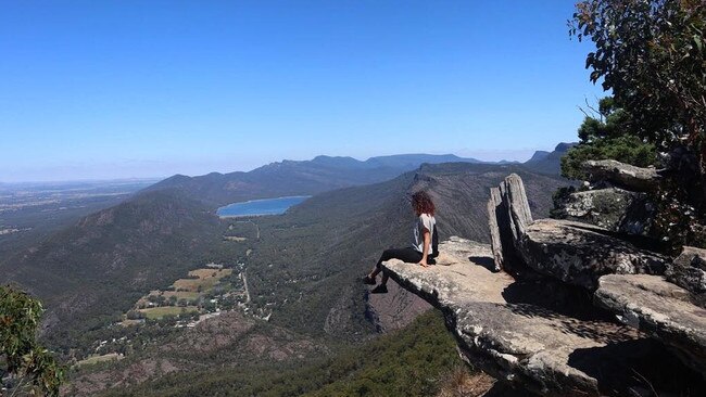 Aiia Maasarwe hiking in the Grampians before her death. Picture: Instagram