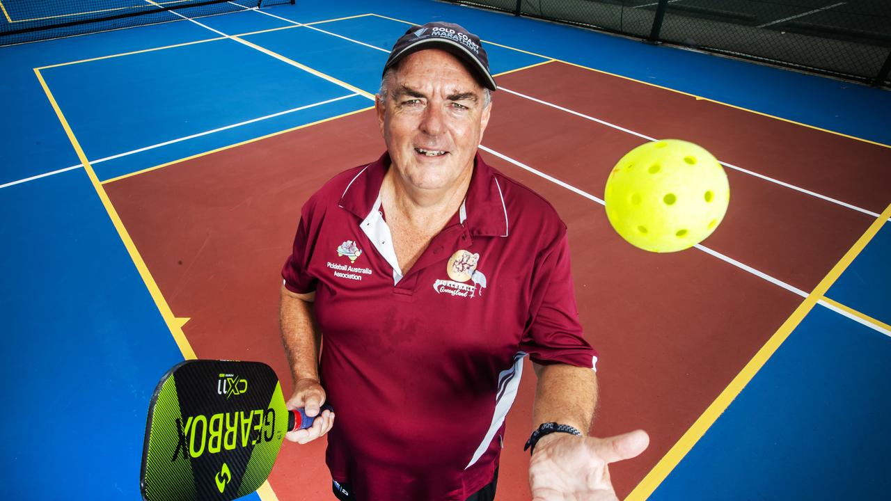Pickleball player Philip Black. Picture: Nigel Hallett