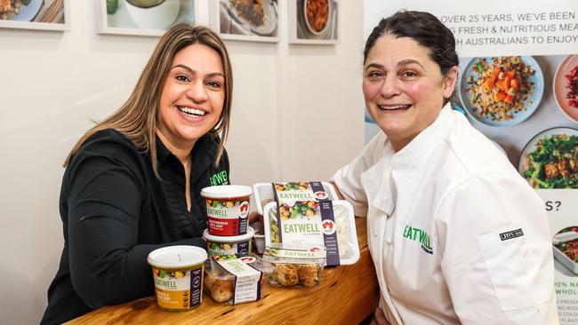 Leanne Cittadini, co-owner of Eatwell by Kitchenhand, with founder Tina Germanos. Image/Russell Millard