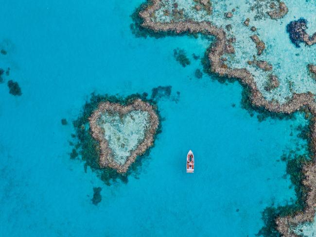 Heart Island Pontoon on the Great Barrier Reef