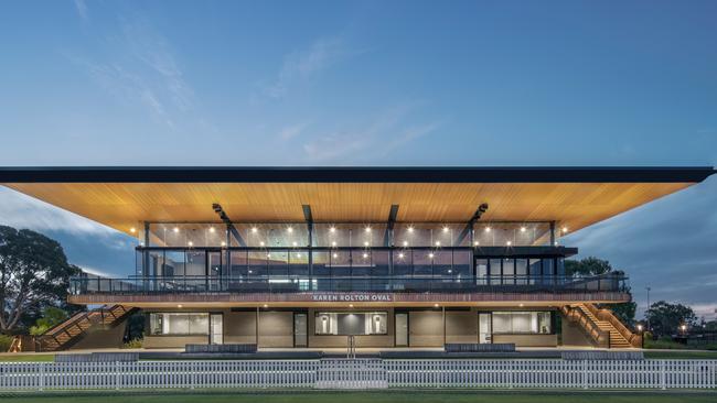 Karen Rolton Oval, at Narnungga Park 25, by Cox Architecture. Picture: Peter Barnes