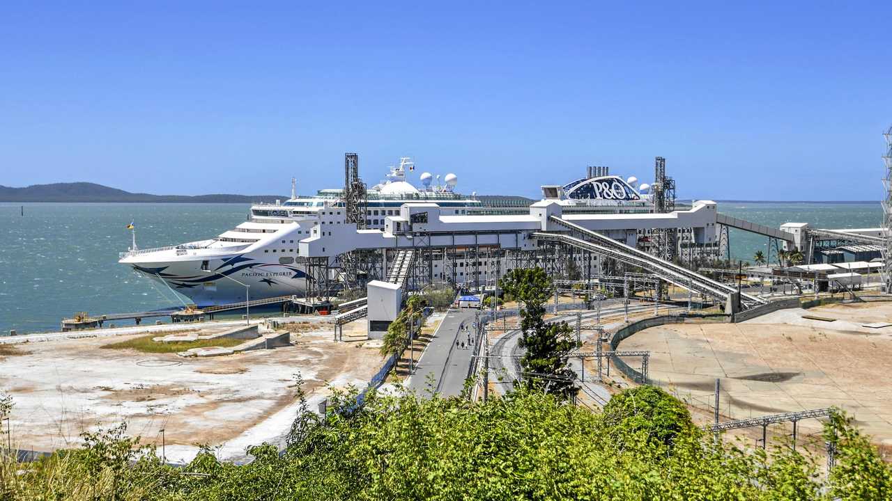 The P&O Pacific Explorer cruise ship will return to Gladstone next Tuesday. Picture: Matt Taylor GLA290519SHIP