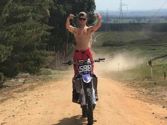 Blackburn is a Gippsland-based electrician and motocross rider.