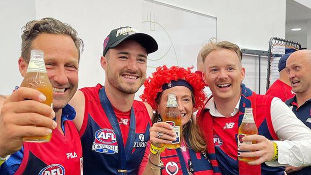 Morris Jones owner Hayden Burbank (left) and Mark Babbage (far right). Picture: Instagram