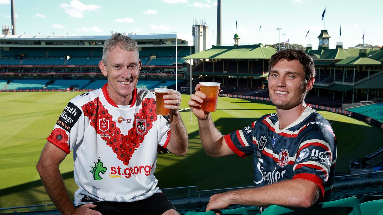 Somme trip gives added meaning to Anzac Day game for Roosters