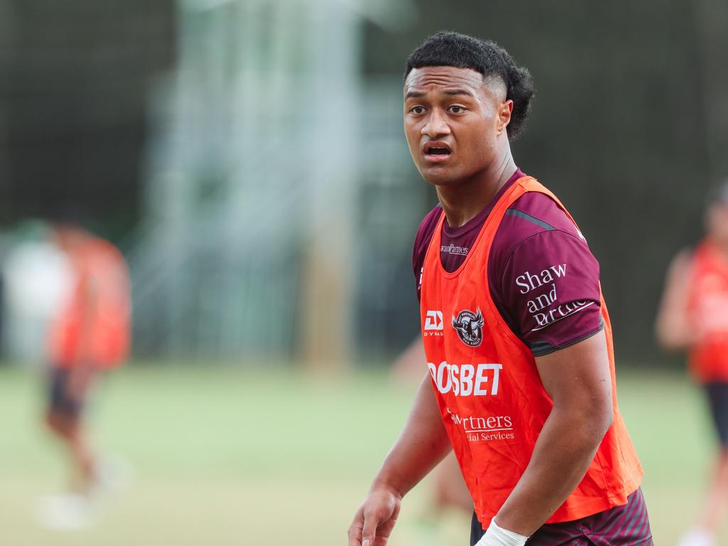 Latu Fainu of the Manly Warringah Sea Eagles SG Ball team. Picture: Manly Media