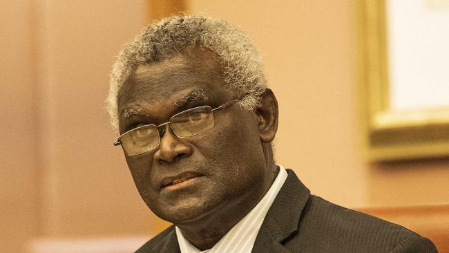 Solomon Islands Caretaker Prime Minister Manasseh Sogavare. Picture: NCA NewsWire / Gary Ramage