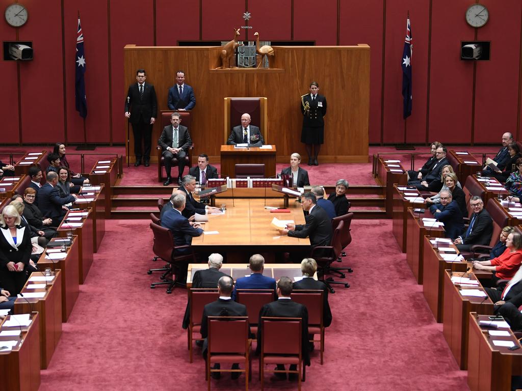 The upper house is even more full of lifelong politicos. Picture: Lukas Coch/AAP