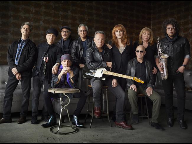 Springsteen with his E Street Band by DANNY CLINCH