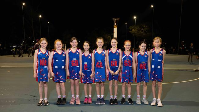 South Barwon Red under-11 netball team.