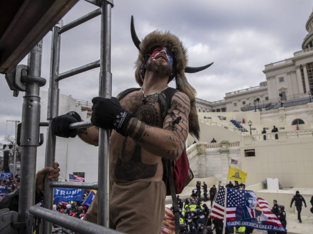 ‘QAnon Shaman’ Jacob Chansley sentenced to 41 months over US Capitol ...