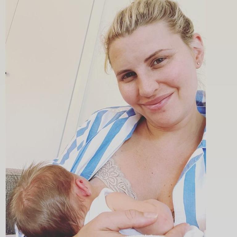 Tiff Hall recently welcomed her second child with husband Ed Kavalee. Picture: Instagram