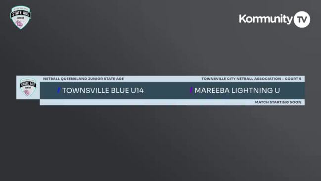 Replay: Netball Queensland Junior State Age Titles Day 1—Townsville Blue v Mareeba Lightning (U14)