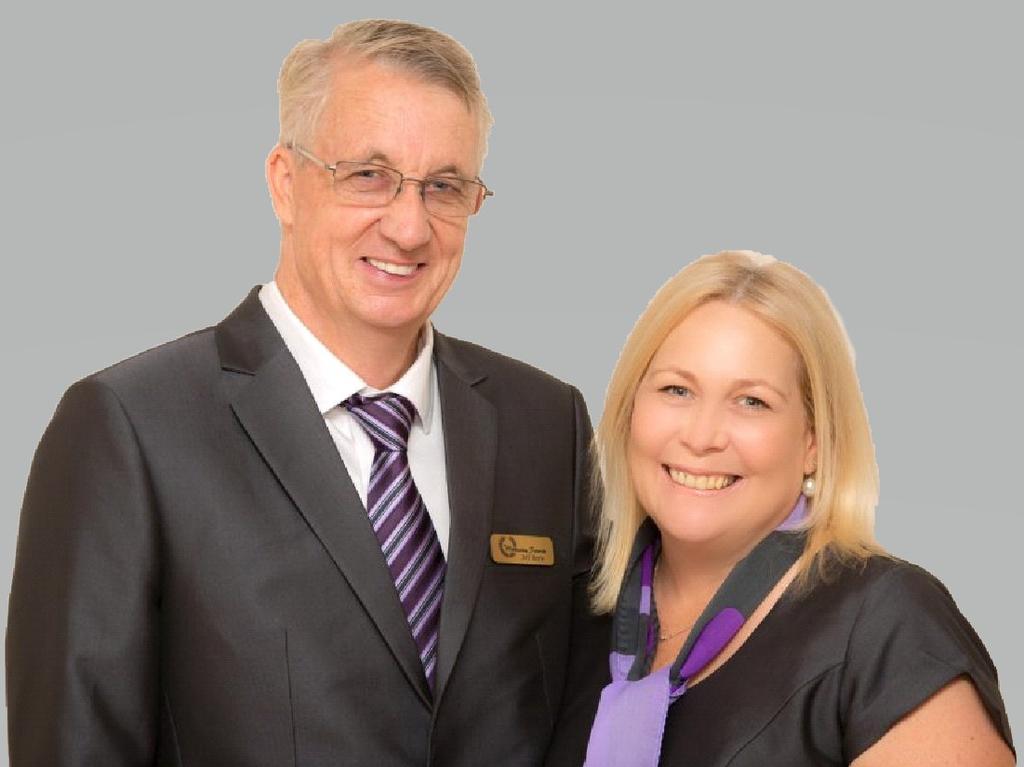 Whitsunday Funerals and Crematorium owners Jeff and Judy Boyle. Picture: Contributed