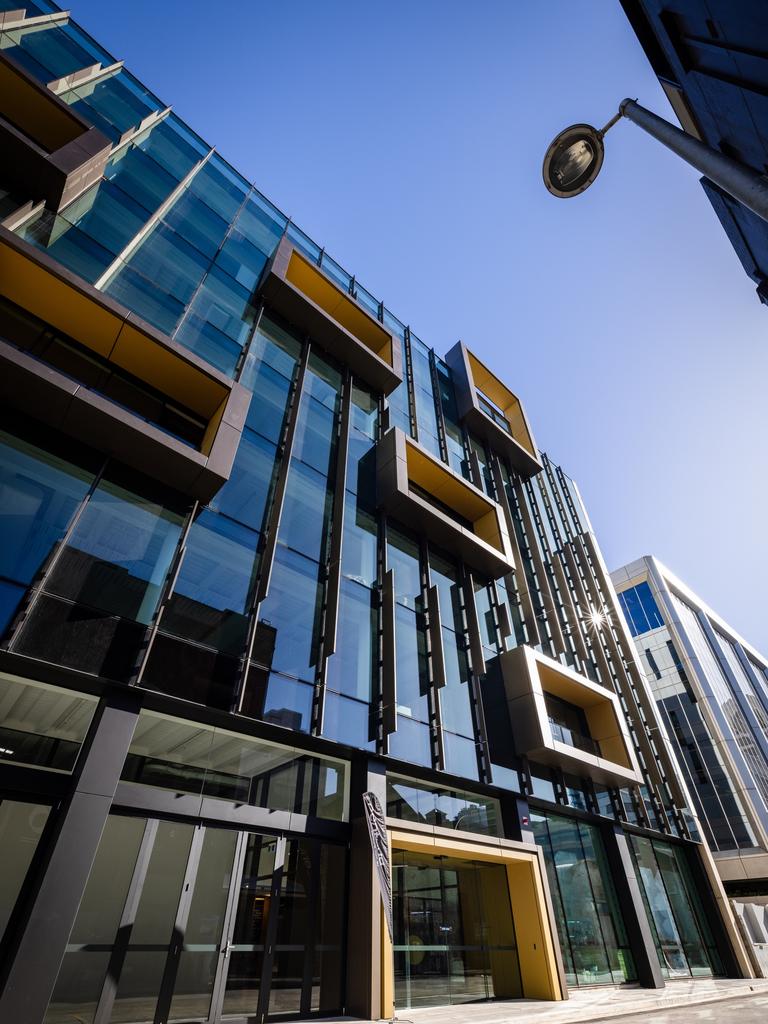 The front of Centuria new office building at 57 Wyatt St. Picture: Supplied by Centuria