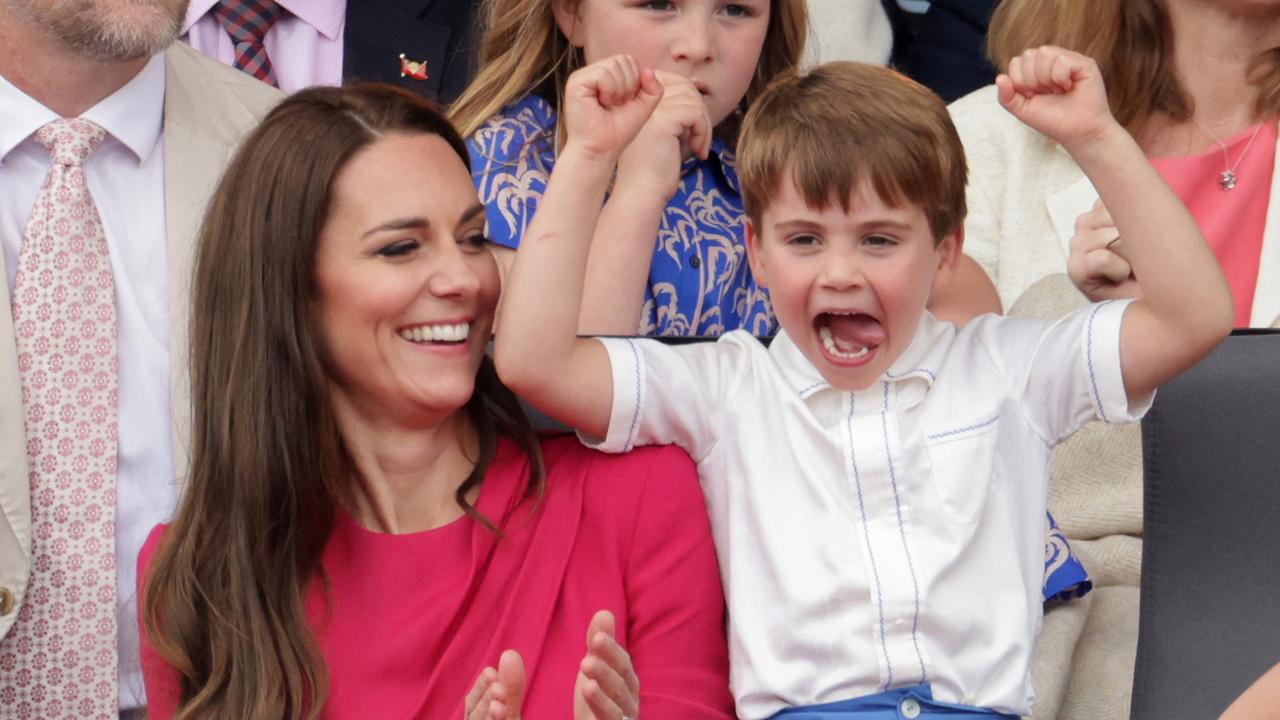 An excited Prince Louis during the last day of celebrations. Picture: Chris Jackson/AFP