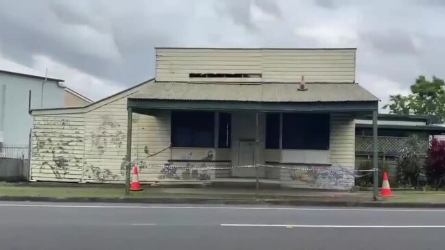 Gympie building taped off after traffic crash