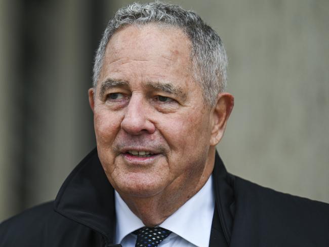 Former Queensland public trustee Peter Carne outside the High Court in Canberra earlier this year. Picture: NCA NewsWire / Martin Ollman