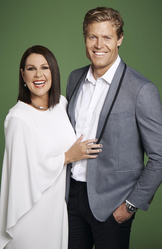 I’m A Celebrity … Get Me Out of Here! hosts Julia Morris and Dr Chris Brown are tipped to be the hosts of Dancing With The Stars. Picture: Channel 10