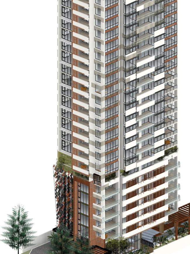 Concept image for the approved tower at 9 — 11 Thornton St, Surfers Paradise.