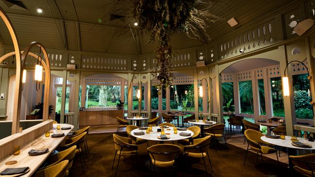 Dining room at Restaurant Botanic, Adelaide. Picture Jon Wah