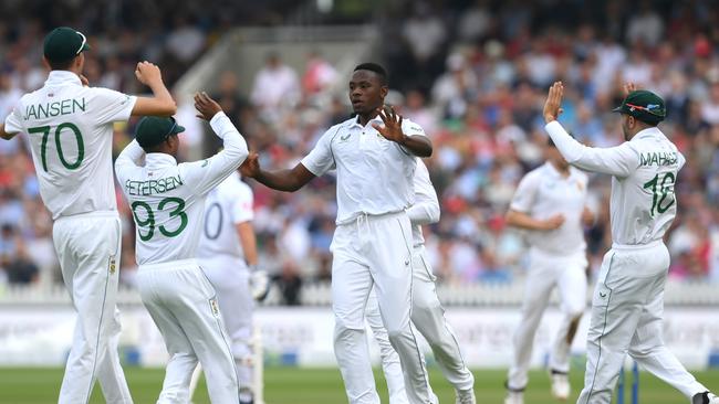 Kagiso Rabada and his South African teammates are coming to Australia. Picture: Shaun Botterill/Getty Images