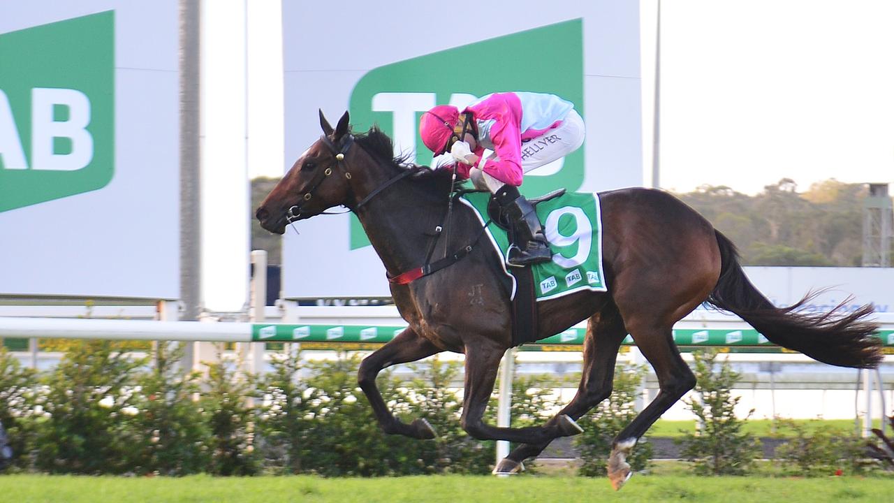 ***2019 photo***Caloundra Cup race day. Baccarat Baby wins TAB SC Guineas 1600m. PHOTO: John McCutcheon