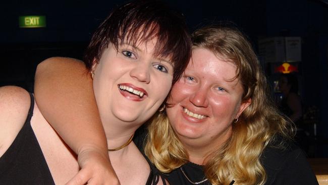 Katrina Youngman and Christine Curtis at Mantaz Club and Bar Pic Bryan Lynch AD266023