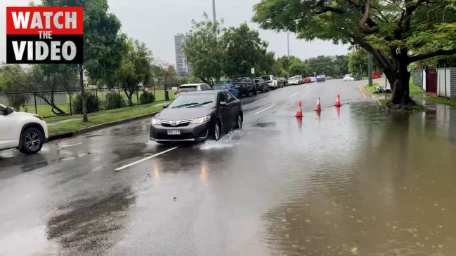 Flooding on Lang Parade in Milton