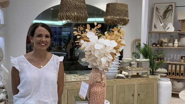 Gillian Ross at the Nextra shop in the Mount Pleasant Shopping Centre. Picture: Duncan Evans