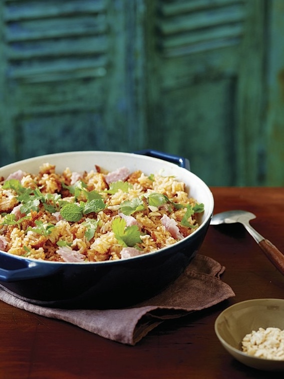 Lao Village’s crispy rice dish. Picture: Supplied