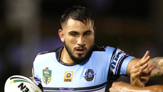 Jack Bird of the Sharks is in high demand. Picture: Gregg Porteous