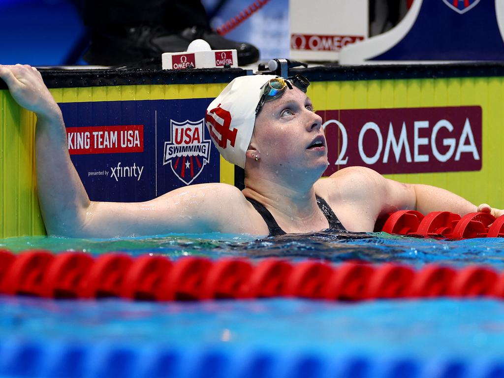 American breaststroker Lilly King made an outrageous prediction that blew up in her face at the last Olympics. Picture: Sarah Stier/Getty Images/AFP